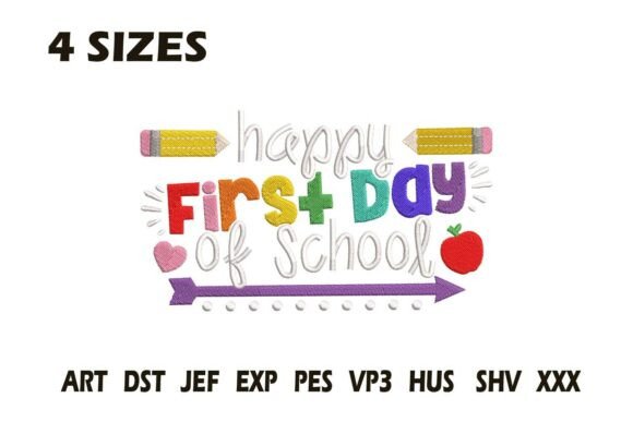 Bringing Whimsy to the Classroom: A Guide to Happy First Day of School Embroidery