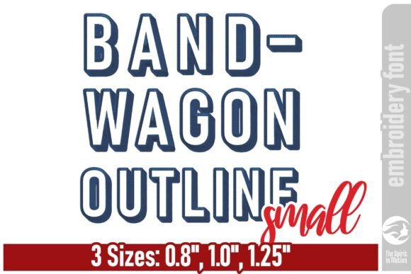 Mastering the Look: Why Bandwagon Outline Embroidery Font - S Defines Modern Sportswear