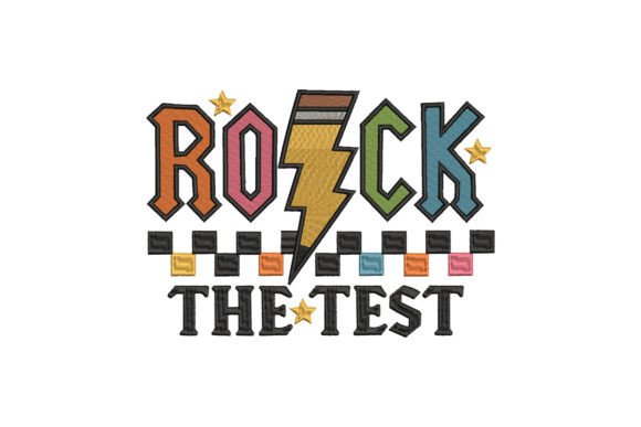 Rock the Test Lightning Bolt Checkered: A Practical Guide to Stylish Embroidery