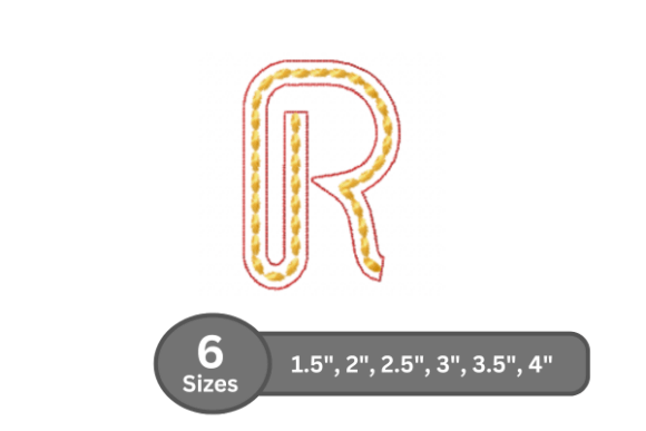 Rope Twist Alphabet - R: A Practical Guide to Evaluating This Embroidery Font