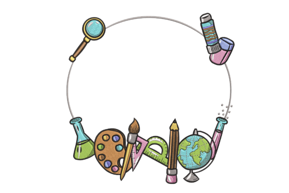Science and Art Circle Frame: An Evaluation for Embroidery Projects