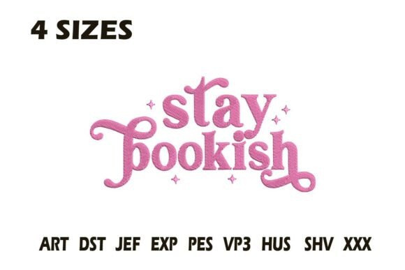 Stay Bookish Embroidery Design: An Evaluation for Crafters
