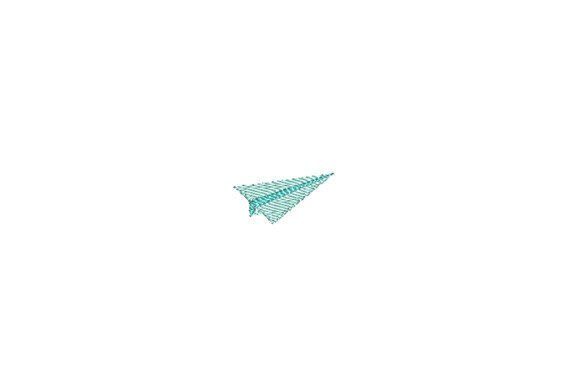 The Paper Airplane Mini Embroidery: A Whimsical Nod to Aviation and Education